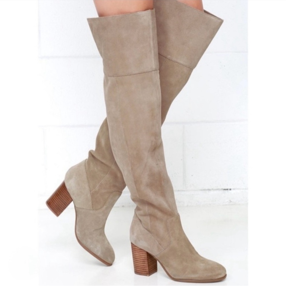 Jessica Simpson Thigh High Suede Boots, size 7